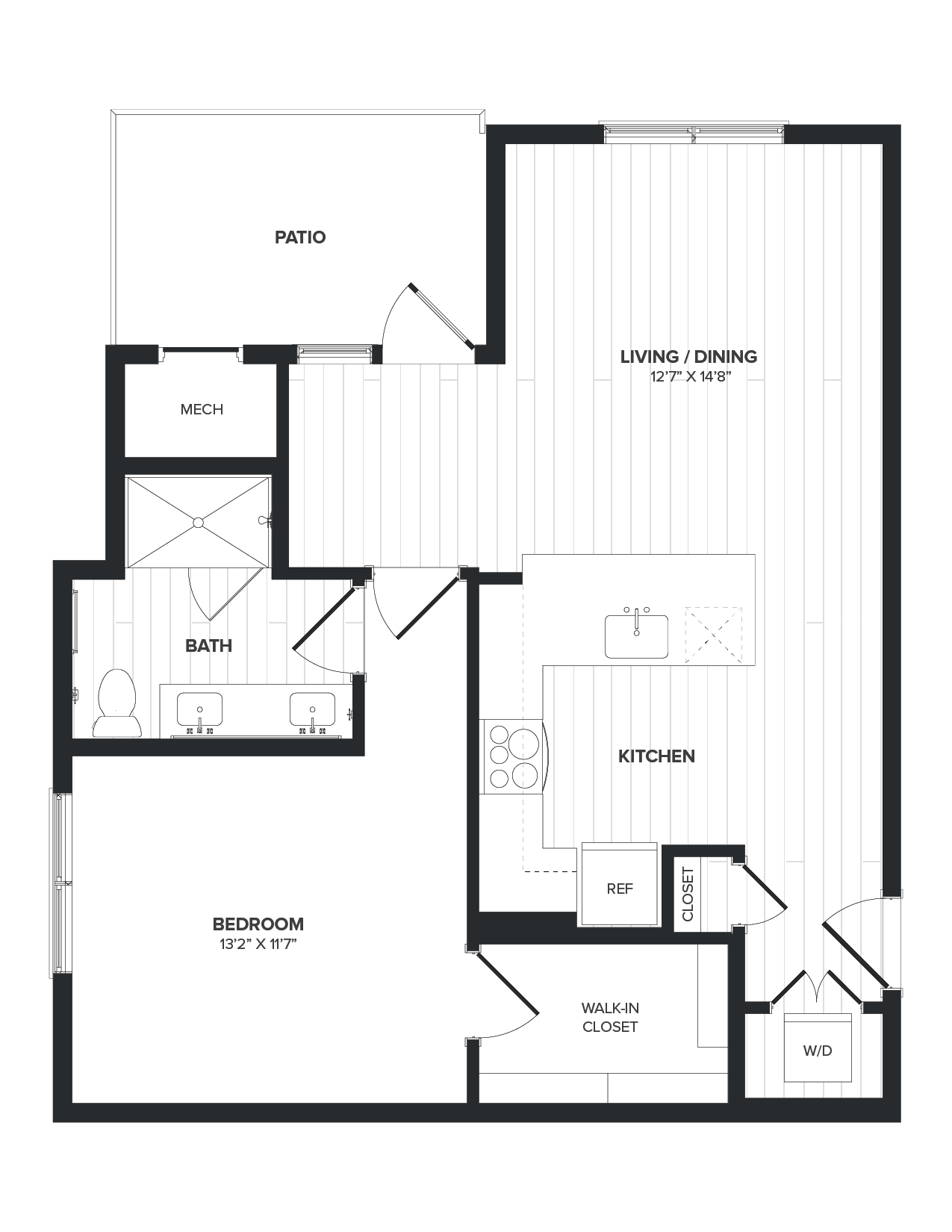 Floor Plan Image of Apartment Apt 06-102